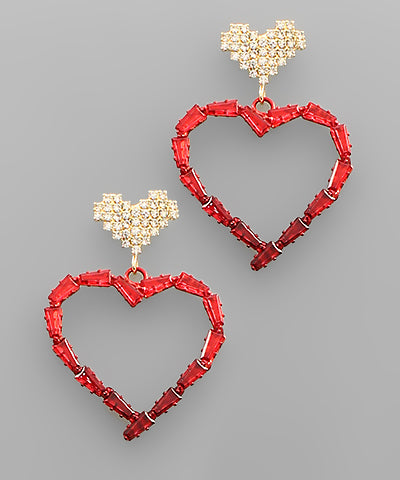 Double Heart Earrings