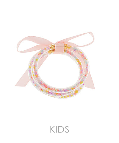 3 Row Seedbeads Tube Jelly Bracelet - Kids