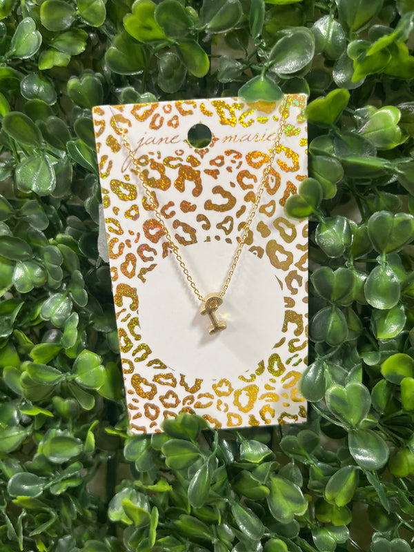 Gold Initial necklace