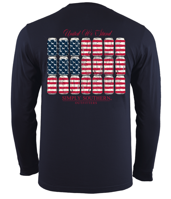 Men's American Flag Beer T-Shirt