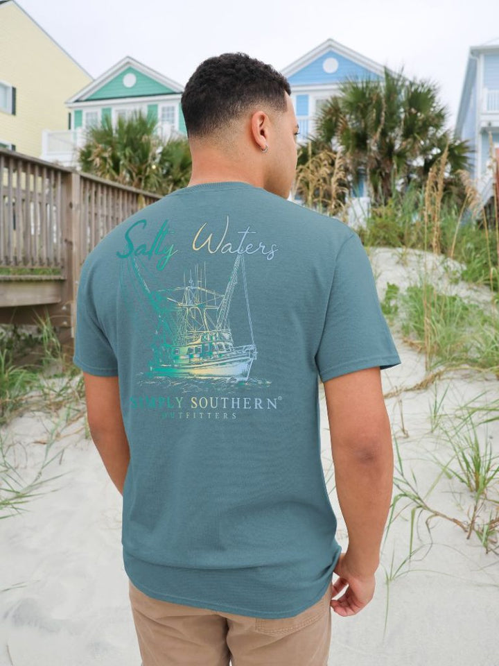 Simply Southern Salty Water Mens T-Shirt