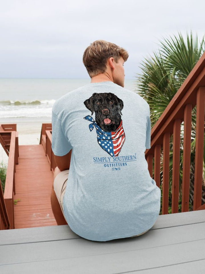 Simply Southern USA Dog Mens T-shirt