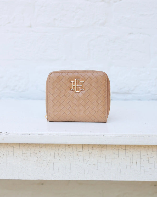 Blakely Wallet|Woven Tan