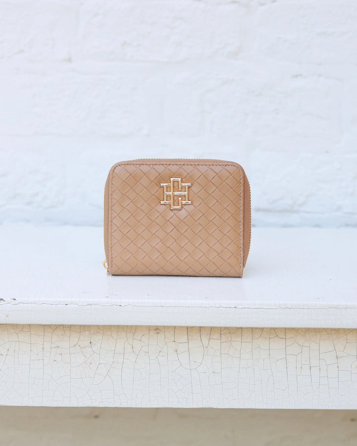 Blakely Wallet|Woven Tan