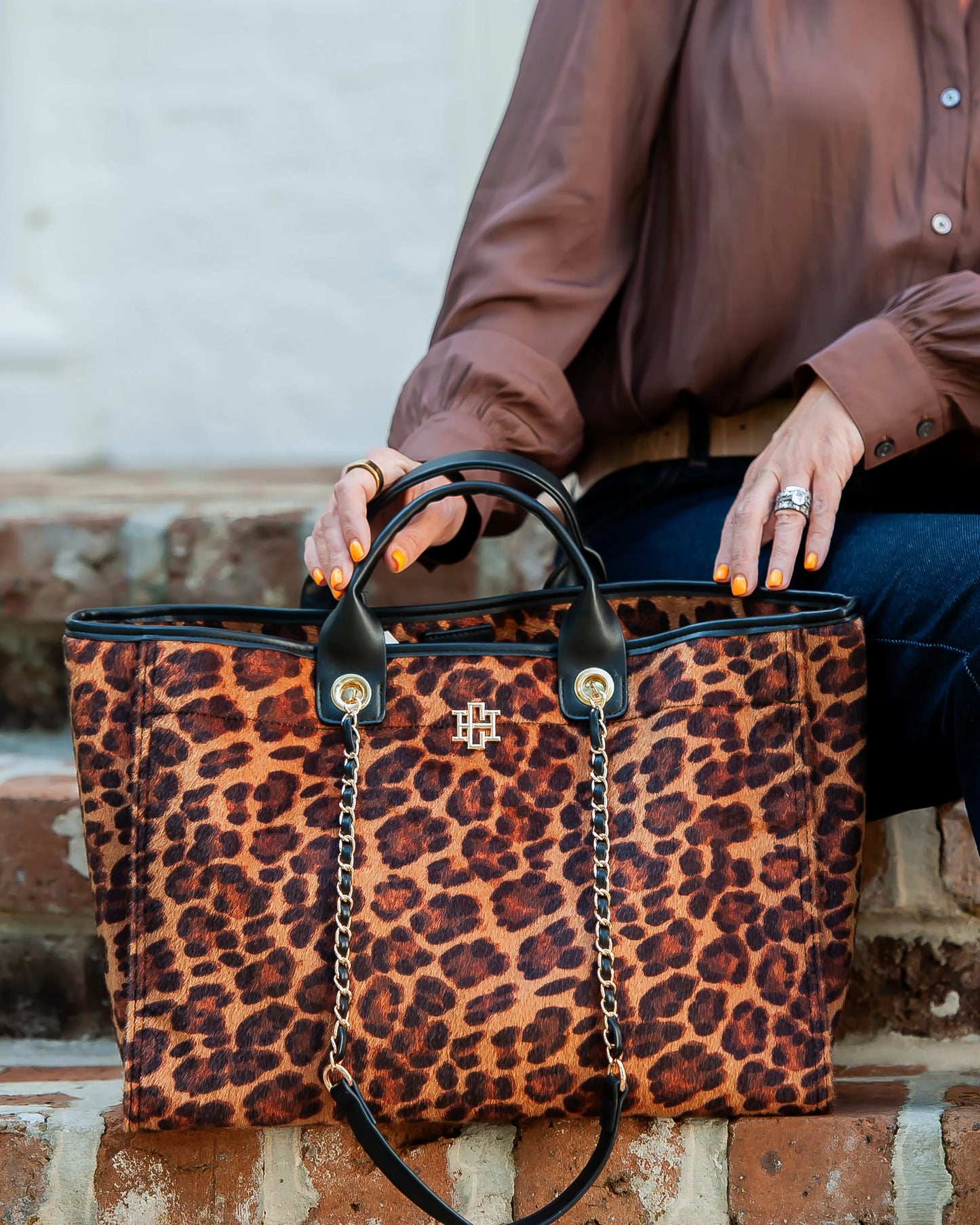 Melissa Tote Bag| Spotted Saddle