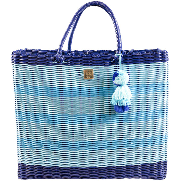 Blue Stripe Key Largo Tote