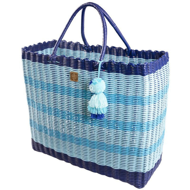 Blue Stripe Key Largo Tote