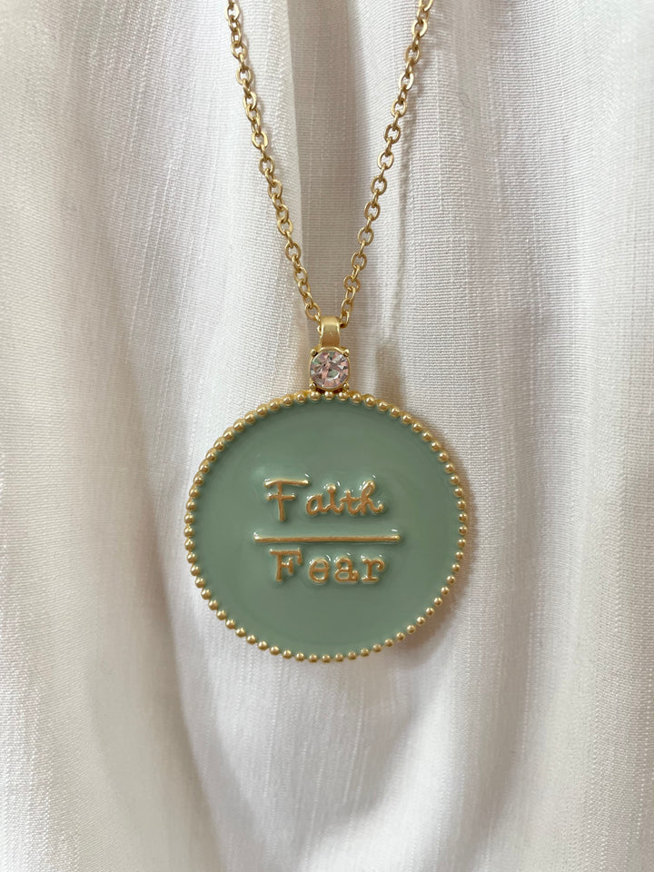 Faith Over Fear Necklace