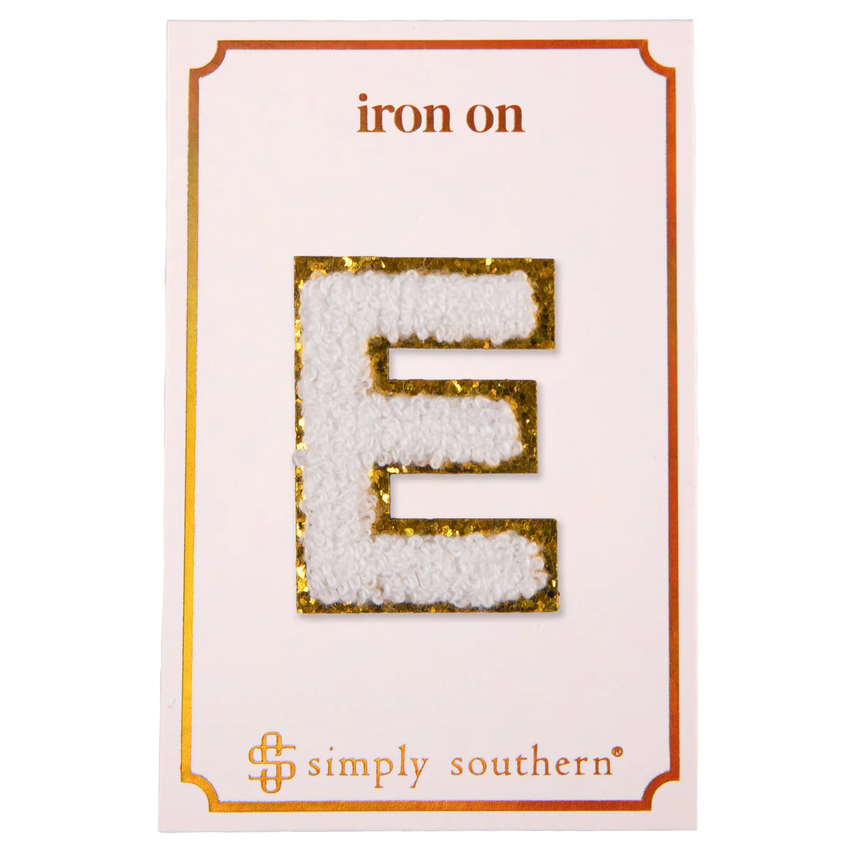 White Iron On Letter Patches – Uniquely Southern Boutique & Gift