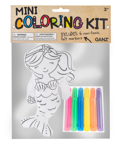 Mini Coloring Kit- Mermaid