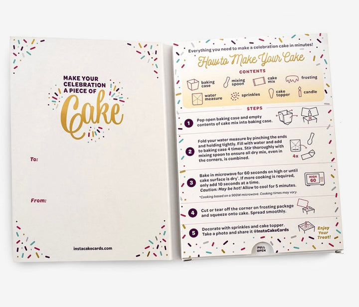 Congrats Cake Card