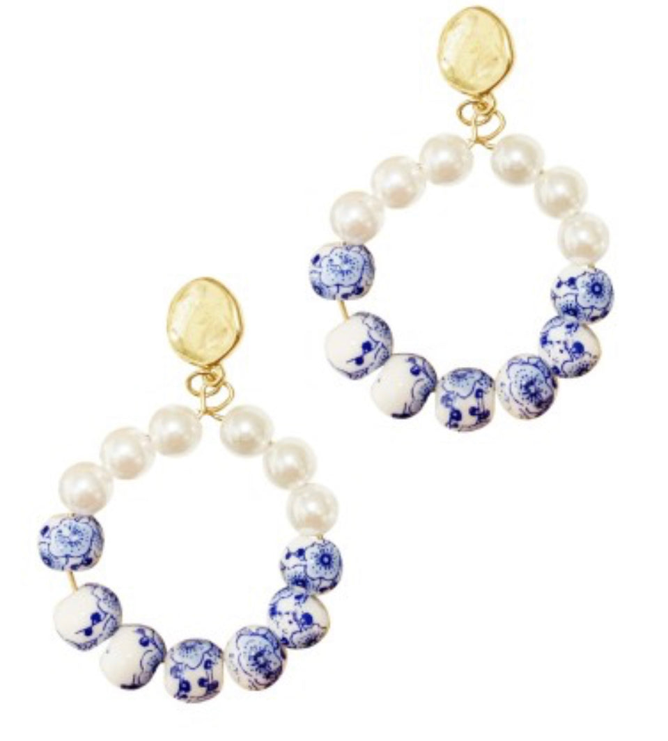 Tessa Chinoiserie Earrings