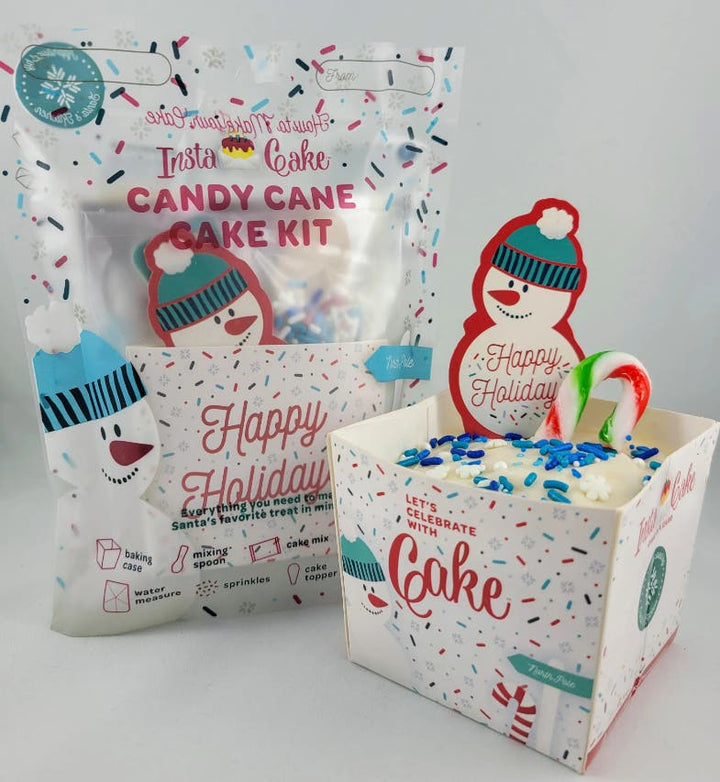 Candy Cane Cake Kit