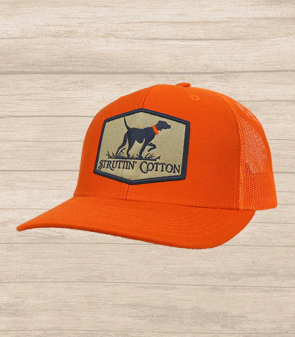 Hunter Orange Dog Logo Hat