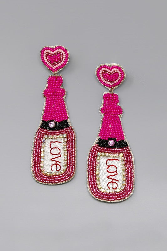 Bottle of Love Earrings