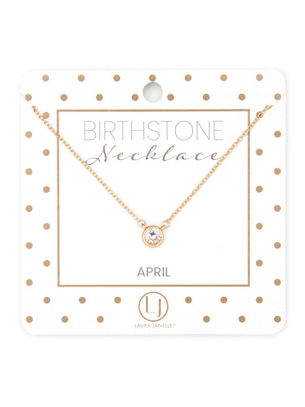 DAINTY BIRTHSTONE NECKLACE