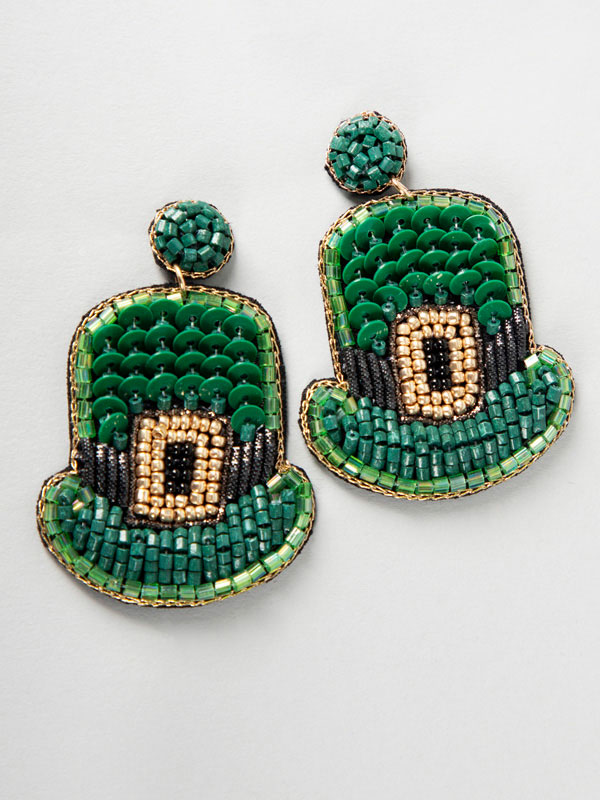 Leprechaun Hat Earrings