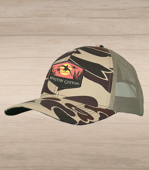 Evening Airshow Patch Trucker Hat