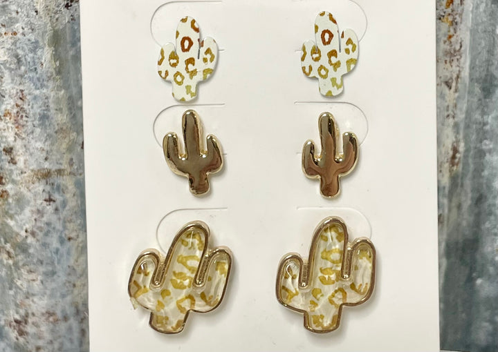 Cactus 3-pack Earrings