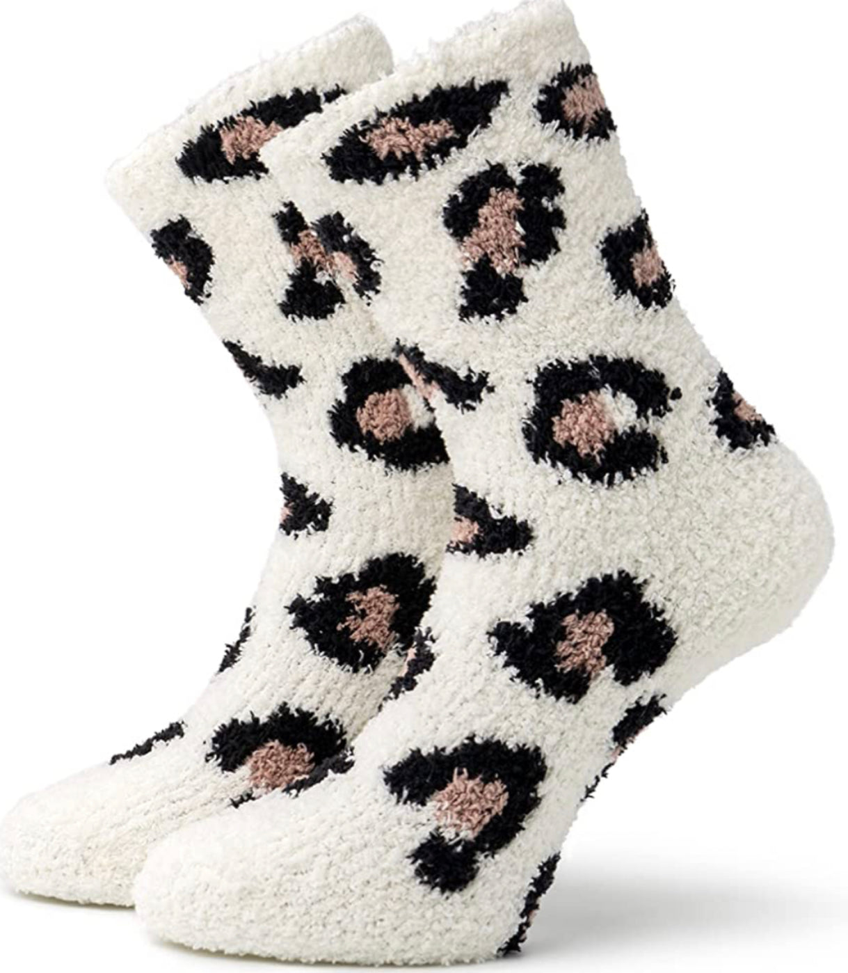 Hello Mello Cat Nap Lounge Fuzzy Fluffy Super Soft Plush Socks