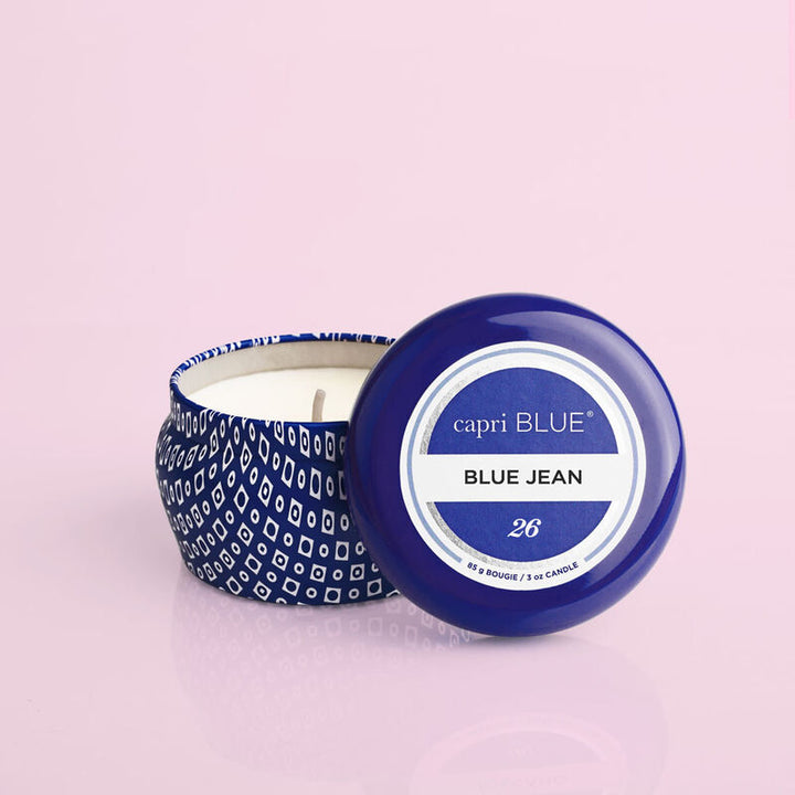 Blue Jean Mini Tin Jar