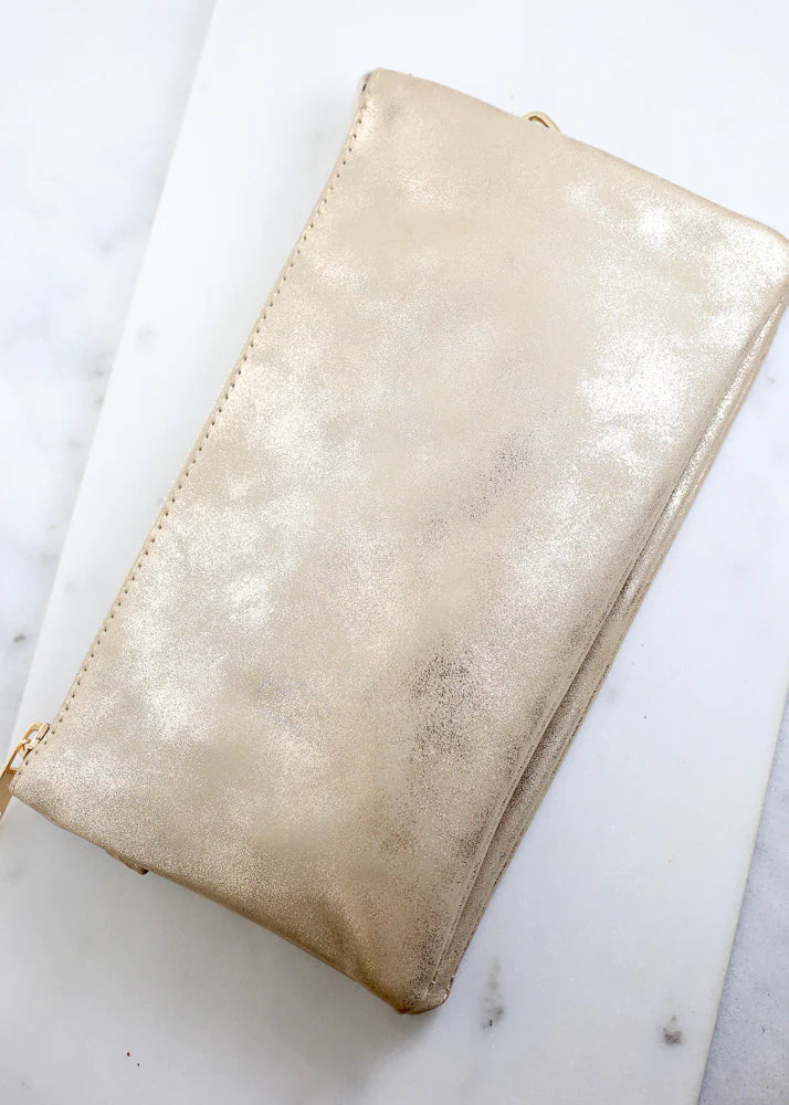 Glimmer Gold Liz Crossbody