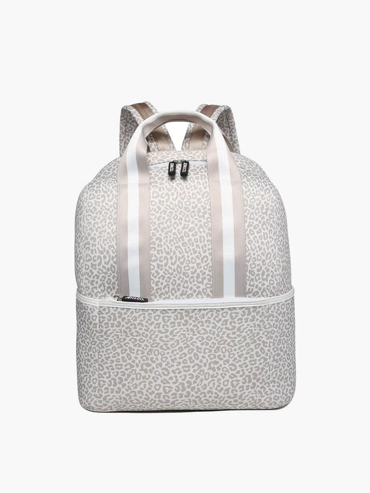 Leopard Neoprene Backpack