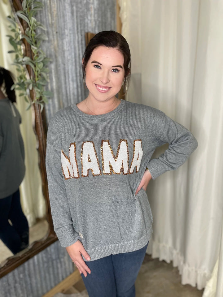 Sequin Mama Sweater