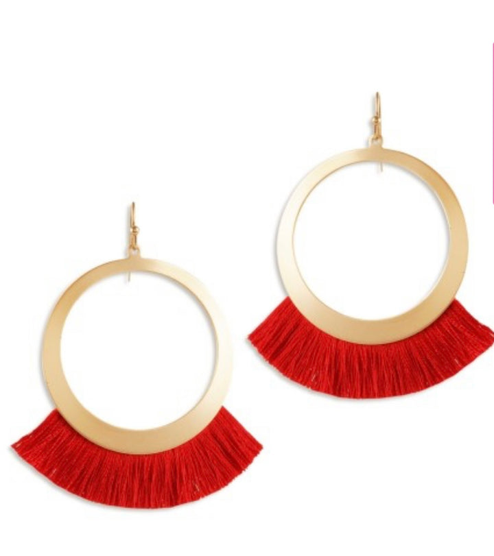 Red Blair Earrings