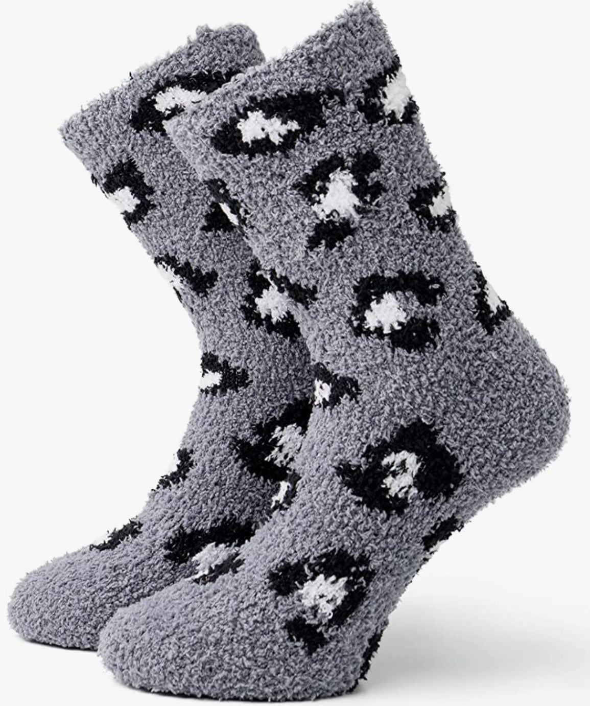Hello Mello Cat Nap Lounge Fuzzy Fluffy Super Soft Plush Socks