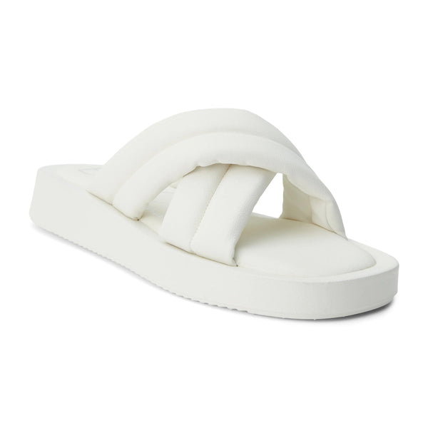 White Piper Sandals