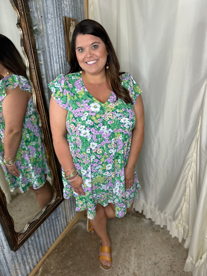 Tropical Trance Dress-Curvy