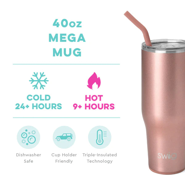 Rose Gold Mega Mug