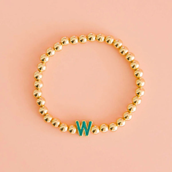 Monica Initial Bracelet