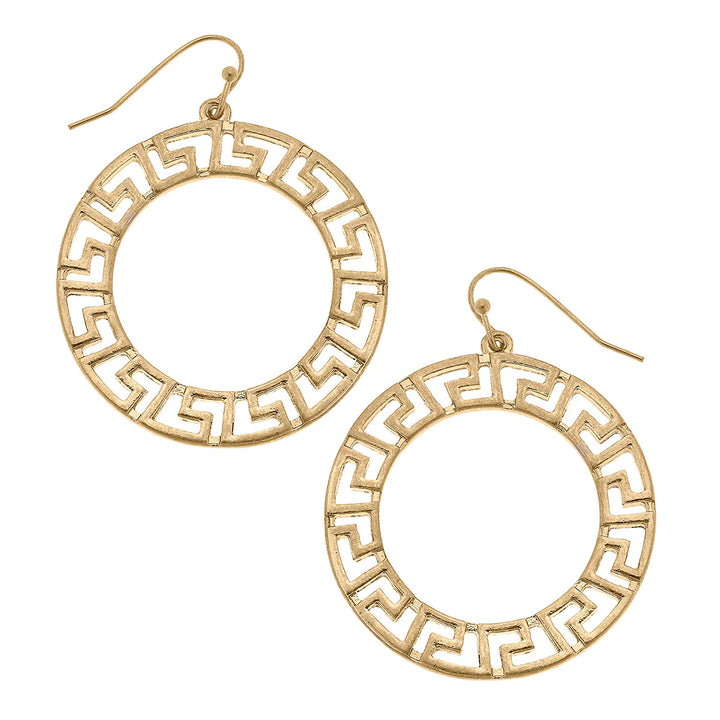 Melissa Greek Key Earrings