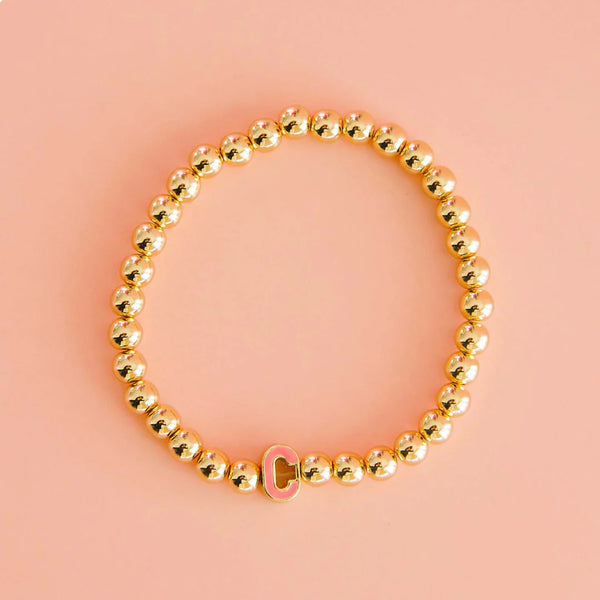 Monica Initial Bracelet