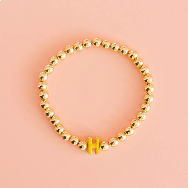 Monica Initial Bracelet