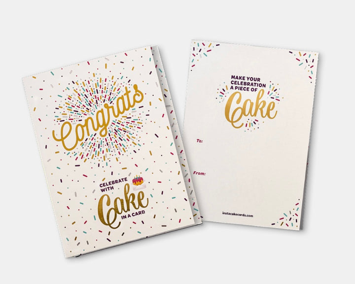 Congrats Cake Card