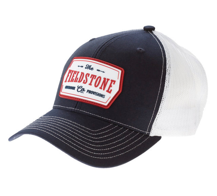 Navy Fieldstone Patch Logo Richardson Hat