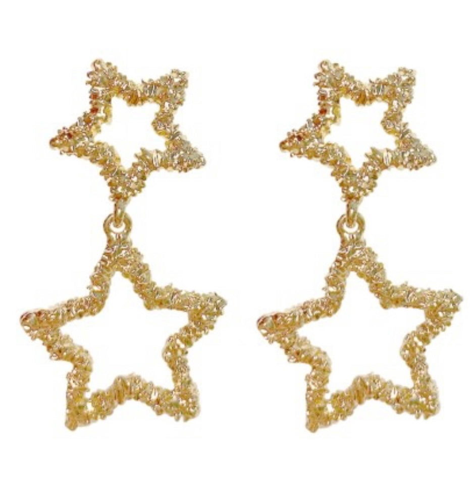 You Are A Star Gold Earrings