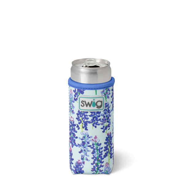 Blue Bonnet Insulated Slim Can Coolie