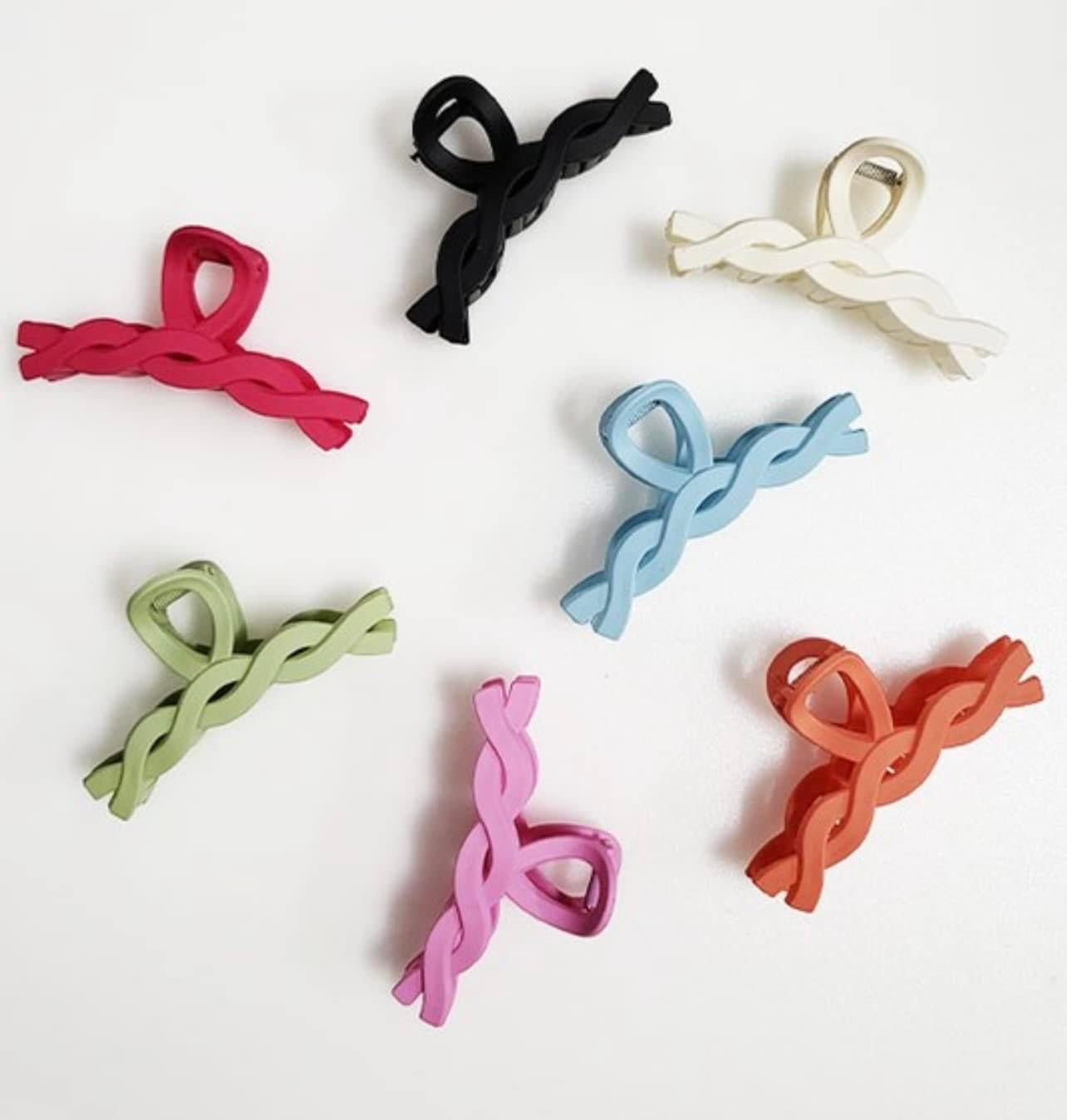 Braided Claw Clips