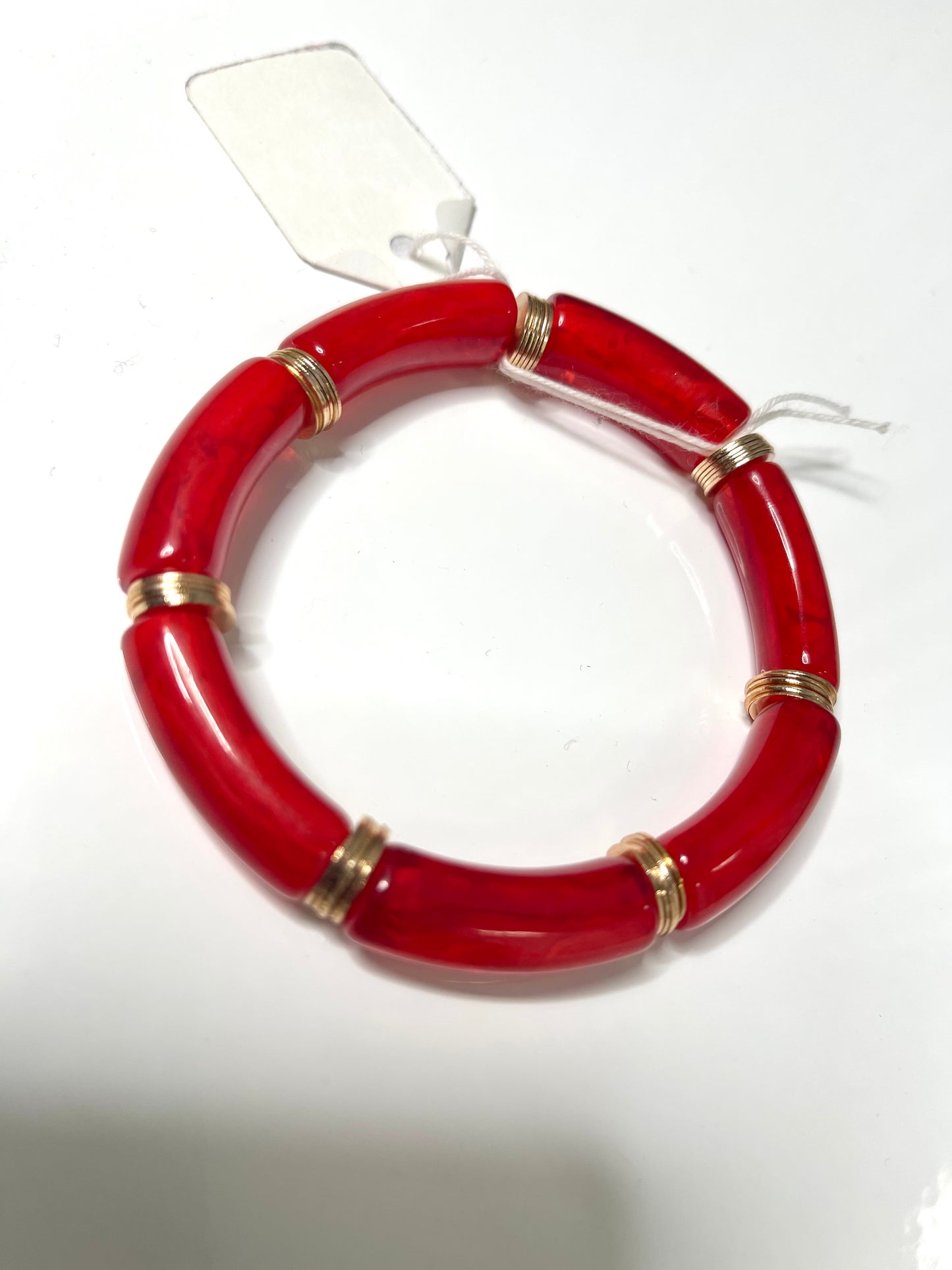 Red Acrylic Bracelet