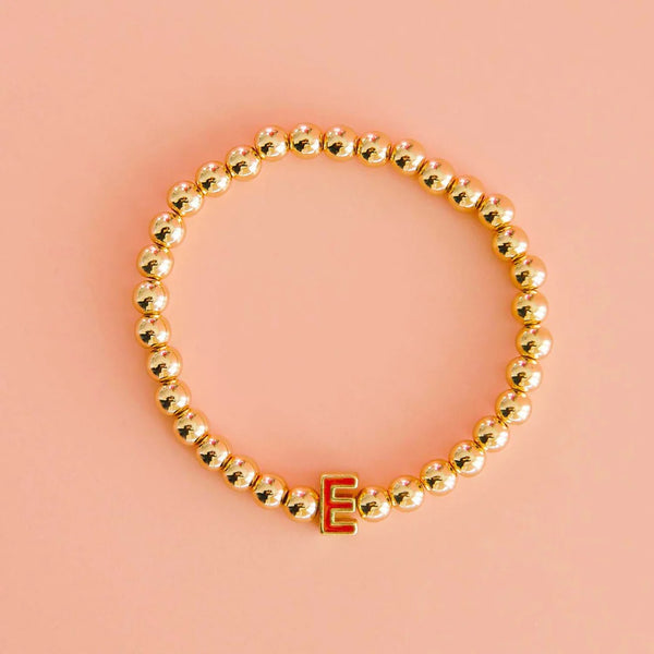 Monica Initial Bracelet