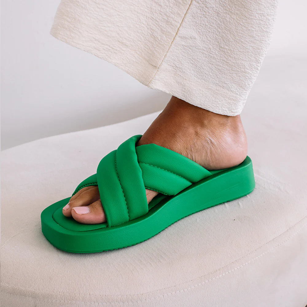 White Piper Sandals