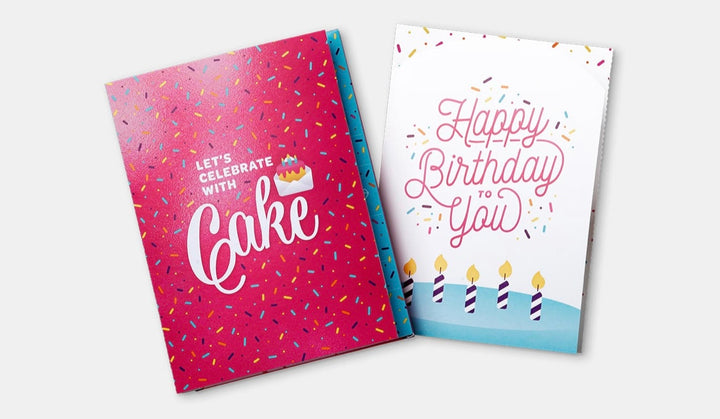 Birthday Cake Card – Pink