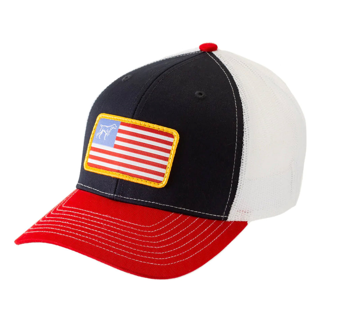 American Flag Fieldstone Hat