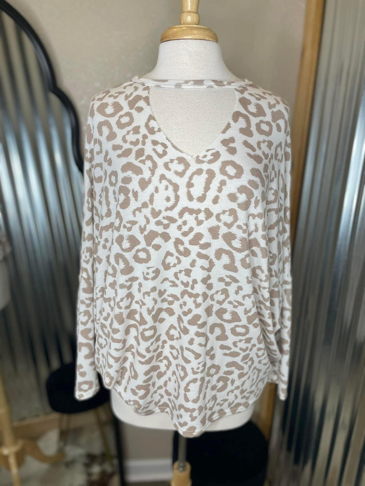 Ivory Leopard long sleeve