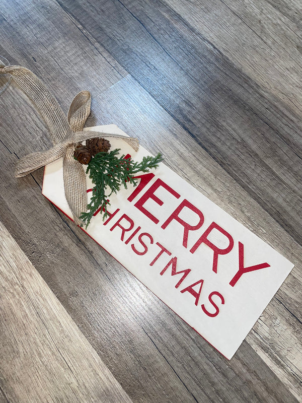 Merry Christmas Sign Ornament
