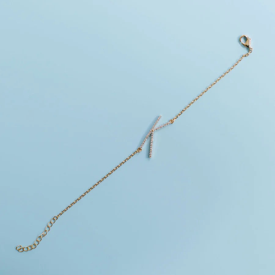 Luxe Teresa Initial Bracelet